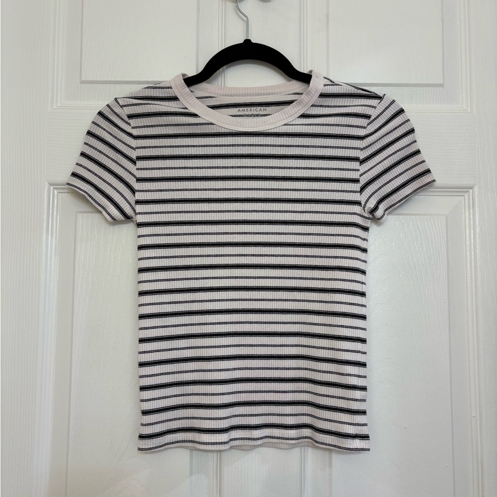 Women’s Stripped Blouse - Black and White